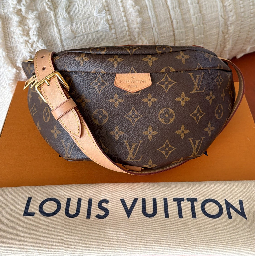 Louis Vuitton Monogram Bumbag | Brown Canvas Belt Bag Crossbody | Iconic LV Waist Bag