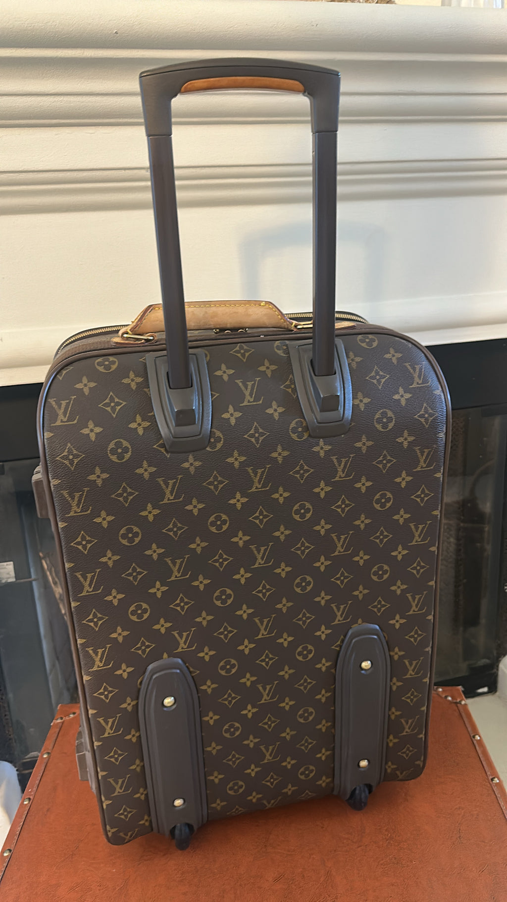 LOUIS VUITTON Monogram Canvas Pegase 55 Rolling Suitcase