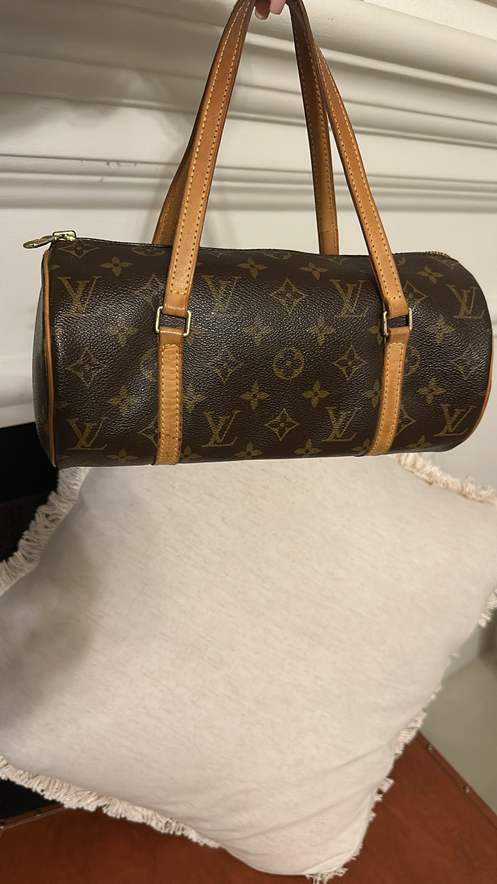 LOUIS VUITTON Monogram Papillon Barrel Bag