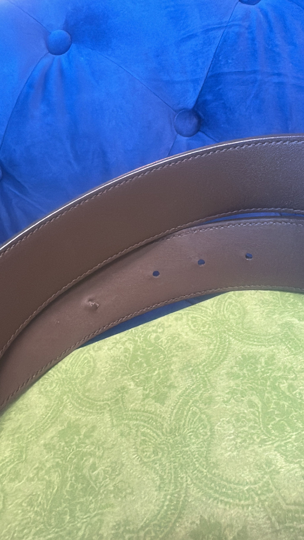 GUCCI Interlocking GG Reversible Belt – GG Supreme Canvas & Brown Leather (Size 90/36)