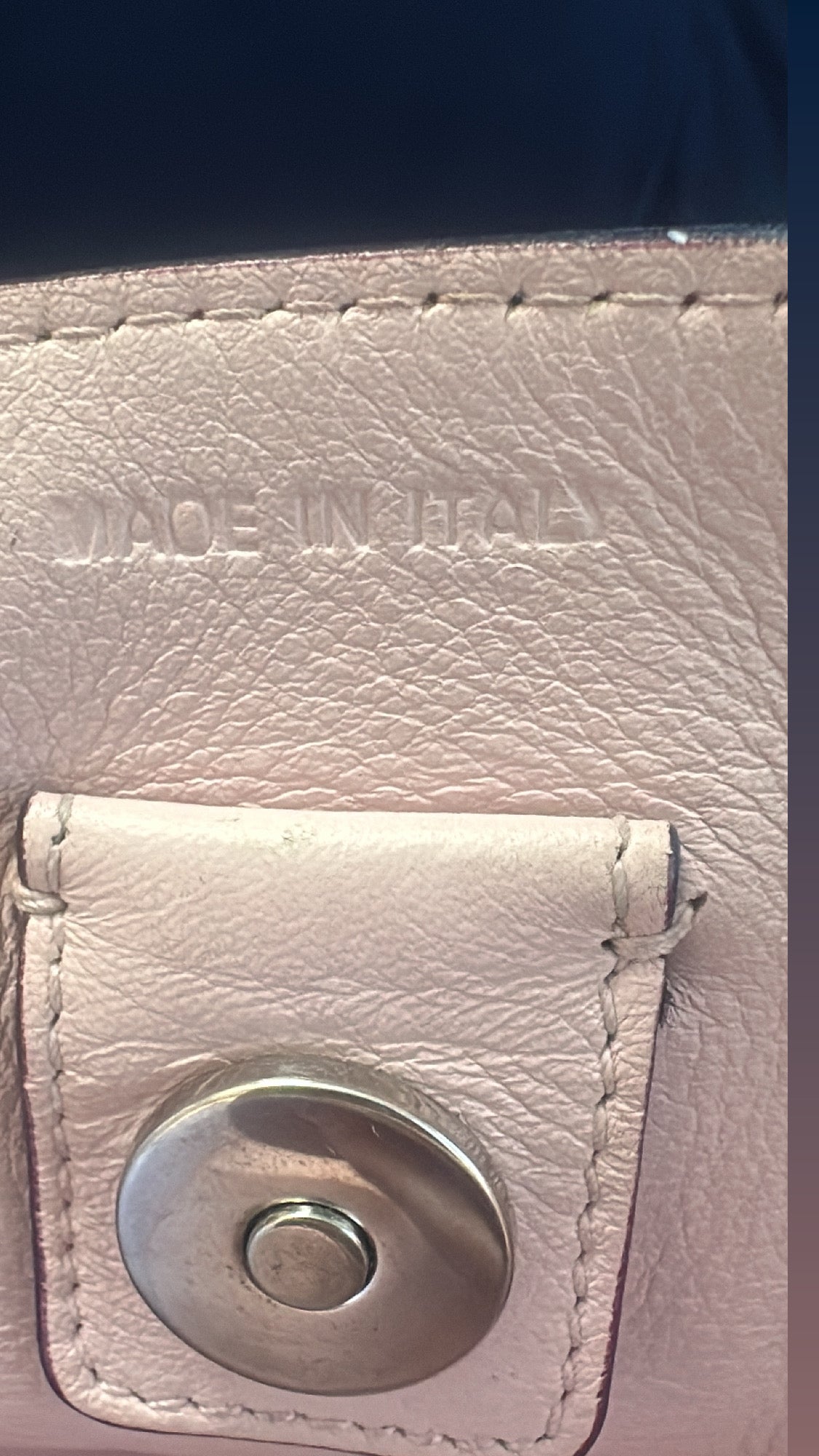 CHRISTIAN DIOR Diorissimo Grained Calfskin Tote – Red with Silver Dior Charm