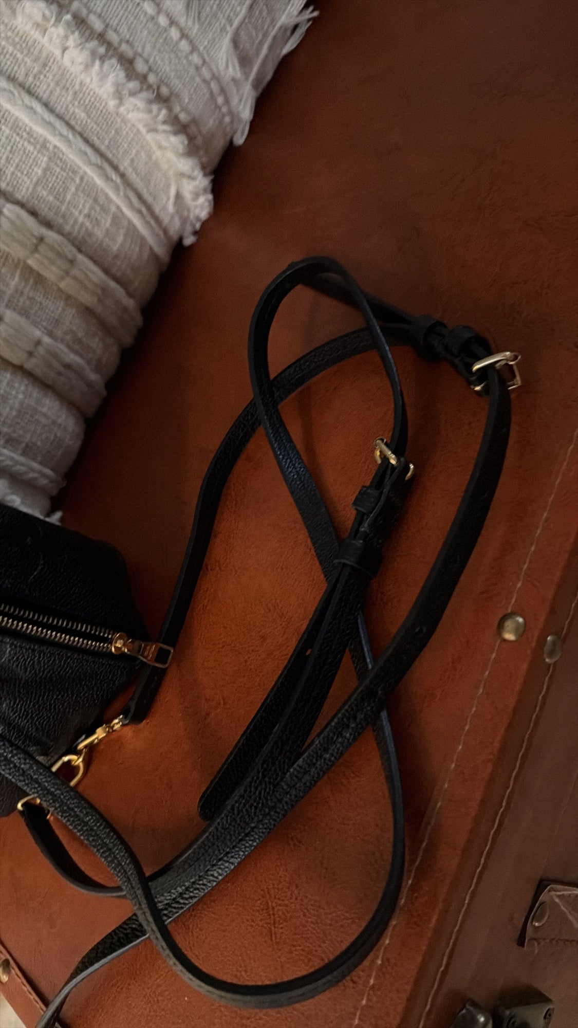 Louis Vuitton Tiny Backpack Monogram Empreinte Giant Black Leather Gold Hardware