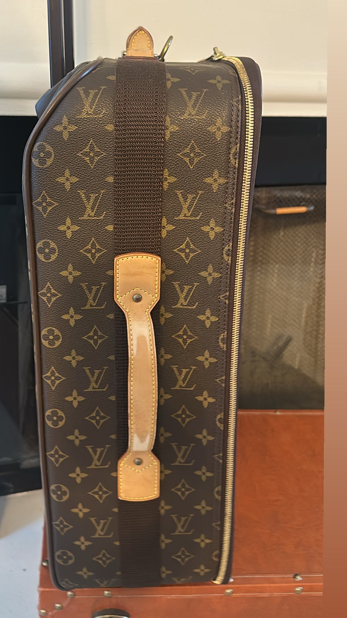 LOUIS VUITTON Monogram Canvas Pegase 55 Rolling Suitcase