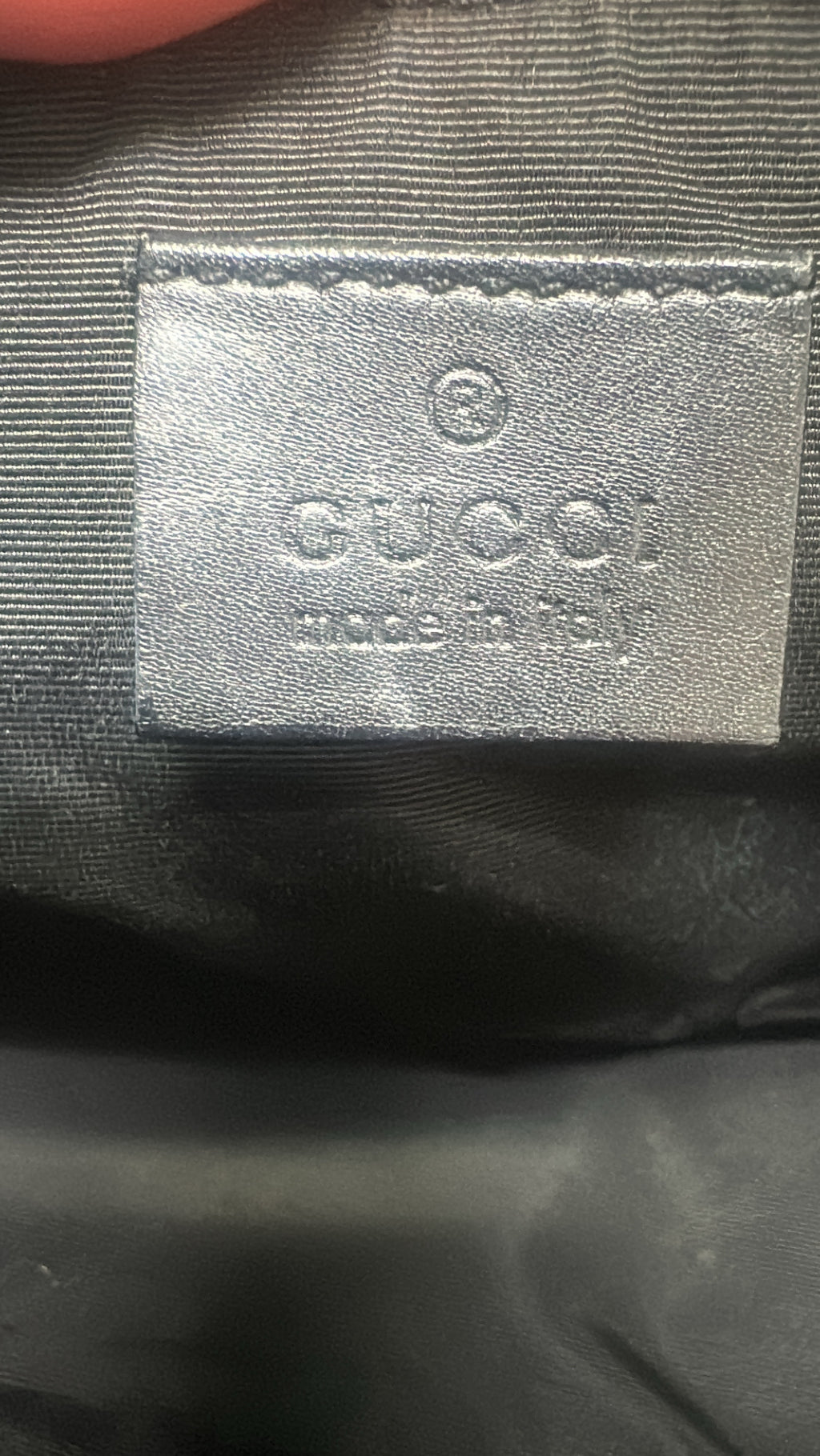 GUCCI Vintage GG Canvas Pochette Shoulder Bag – Black