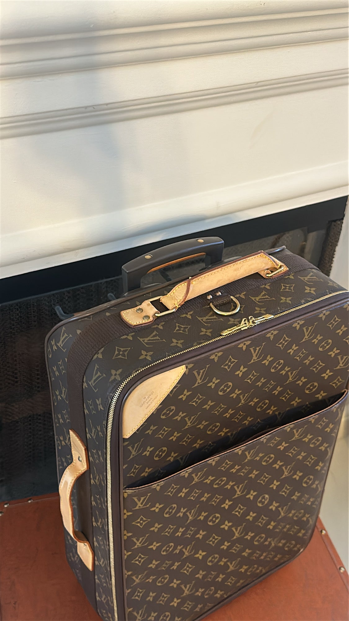 LOUIS VUITTON Monogram Canvas Pegase 55 Rolling Suitcase