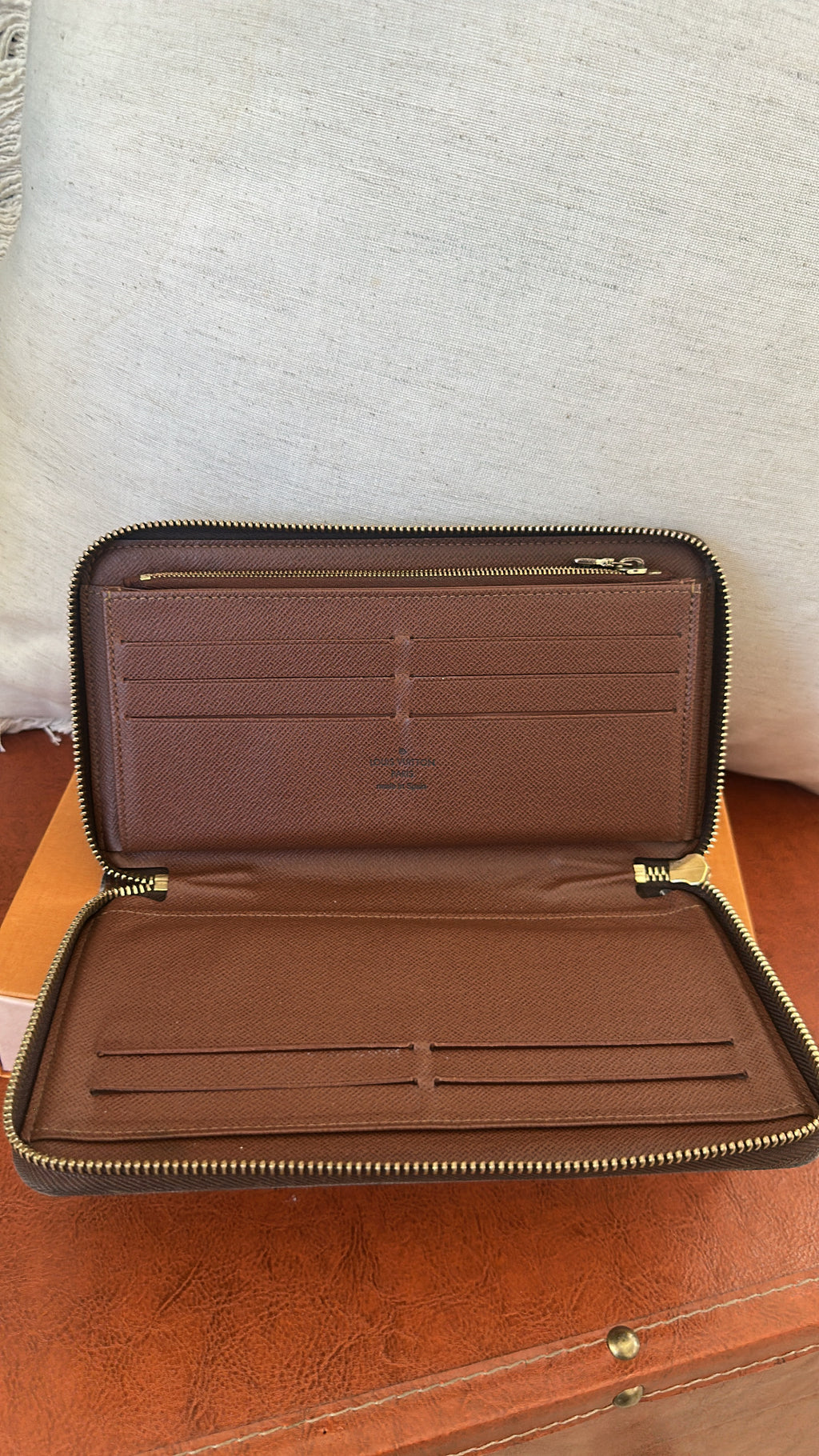 LOUIS VUITTON Zippy Organizer Wallet – Monogram Canvas Long Zip Around Wallet