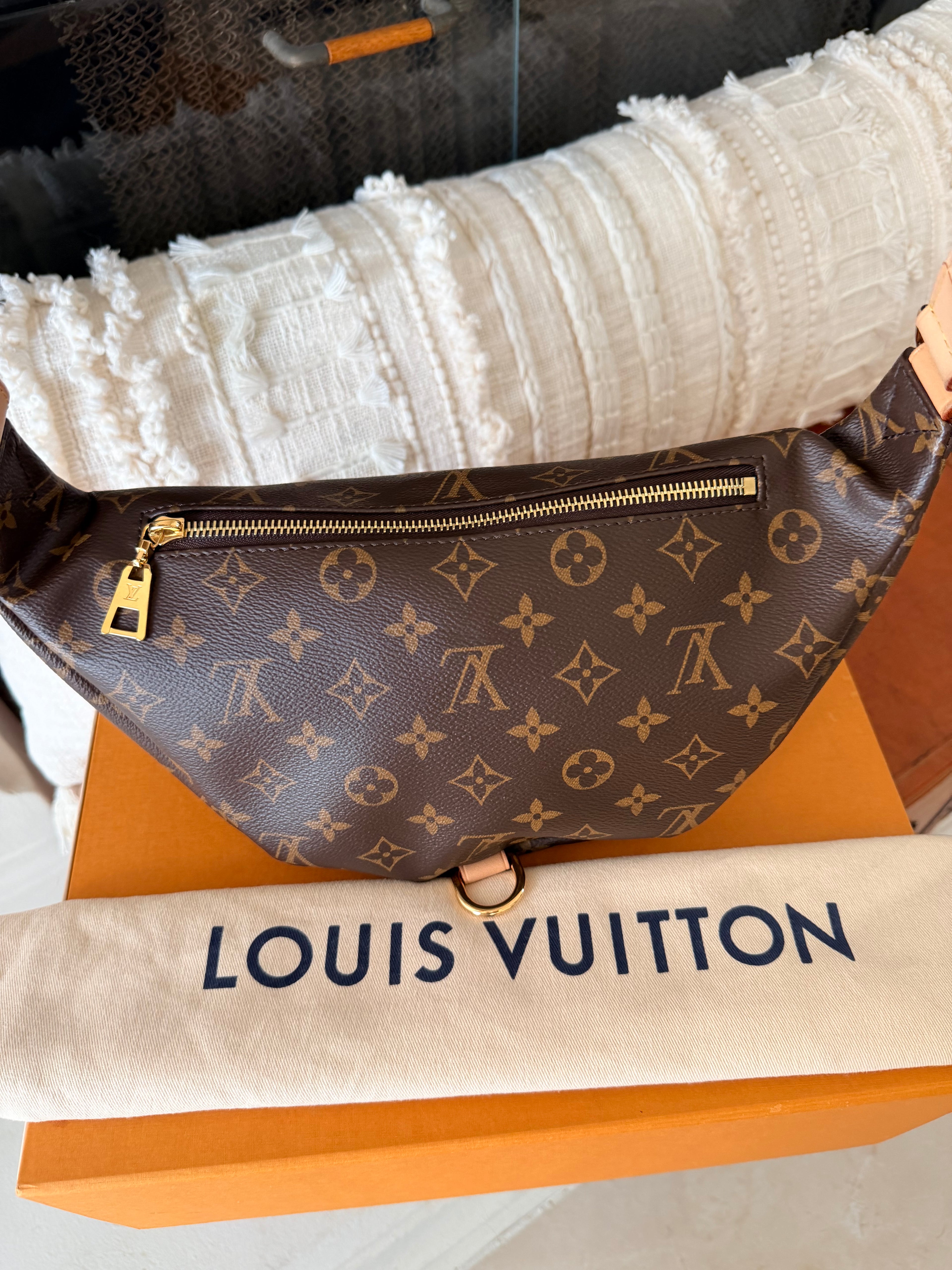 Louis Vuitton Monogram Bumbag | Brown Canvas Belt Bag Crossbody | Iconic LV Waist Bag