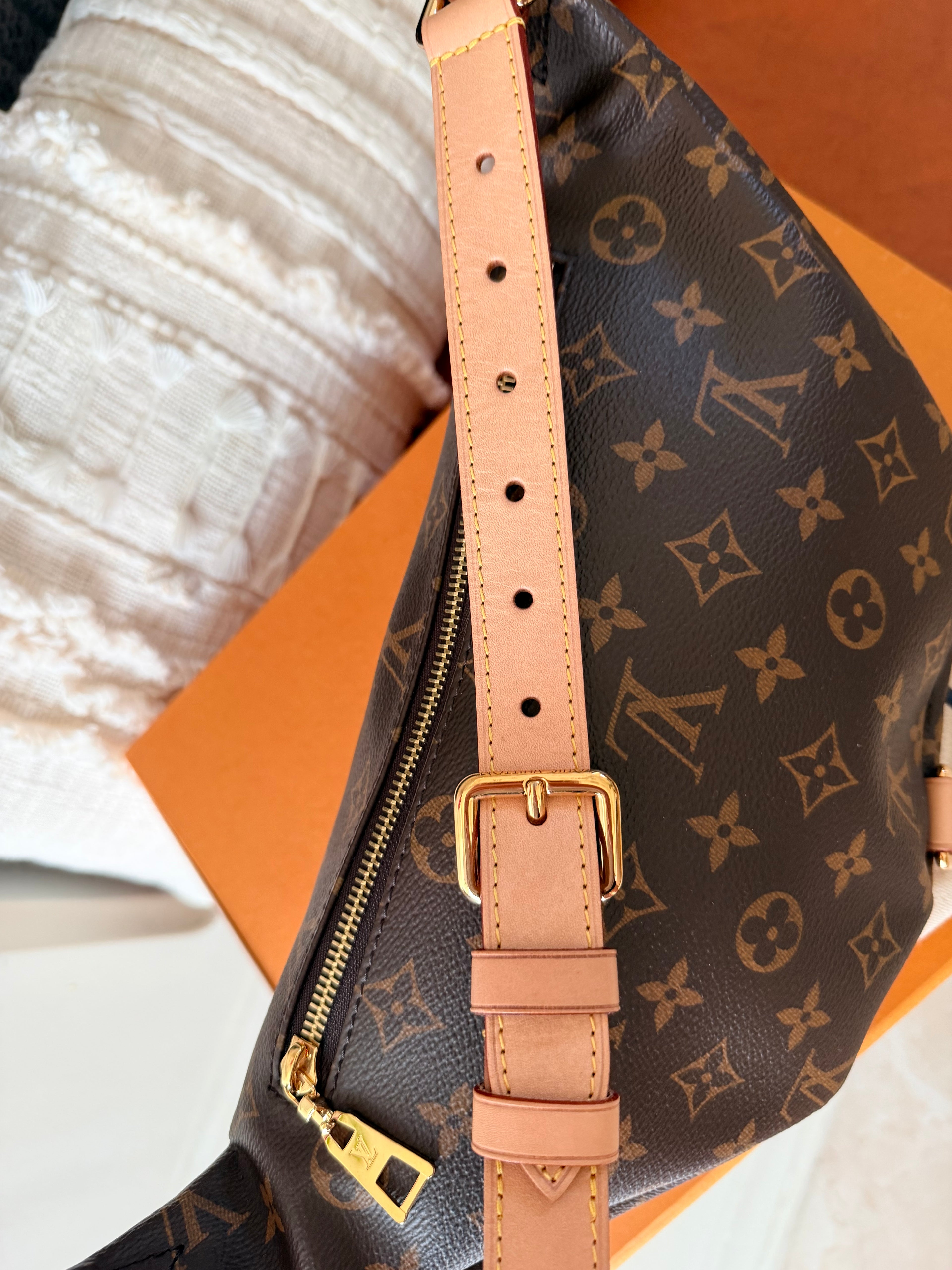 Louis Vuitton Monogram Bumbag | Brown Canvas Belt Bag Crossbody | Iconic LV Waist Bag