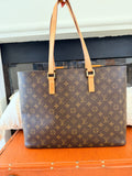 Louis Vuitton Luco Tote Bag | Monogram Canvas Vintage Shoulder Tote | Preloved Luxury Work Bag