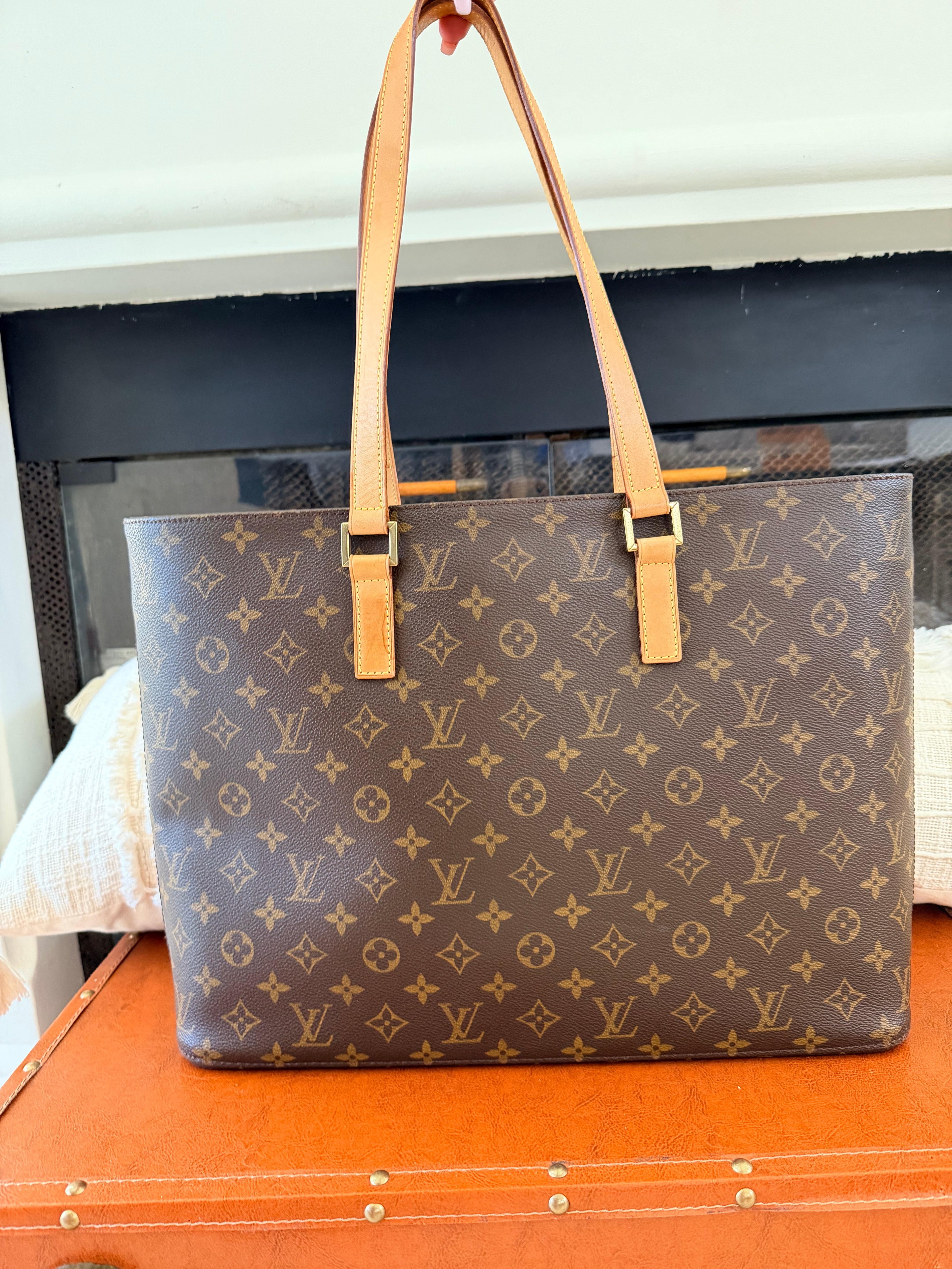 Louis Vuitton Luco Tote Bag | Monogram Canvas Vintage Shoulder Tote | Preloved Luxury Work Bag