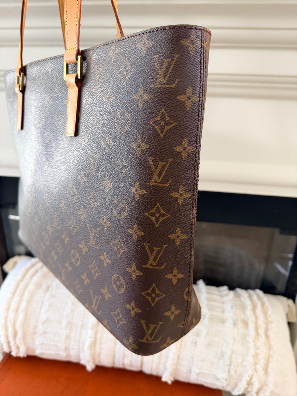 Louis Vuitton Luco Tote Bag | Monogram Canvas Vintage Shoulder Tote | Preloved Luxury Work Bag