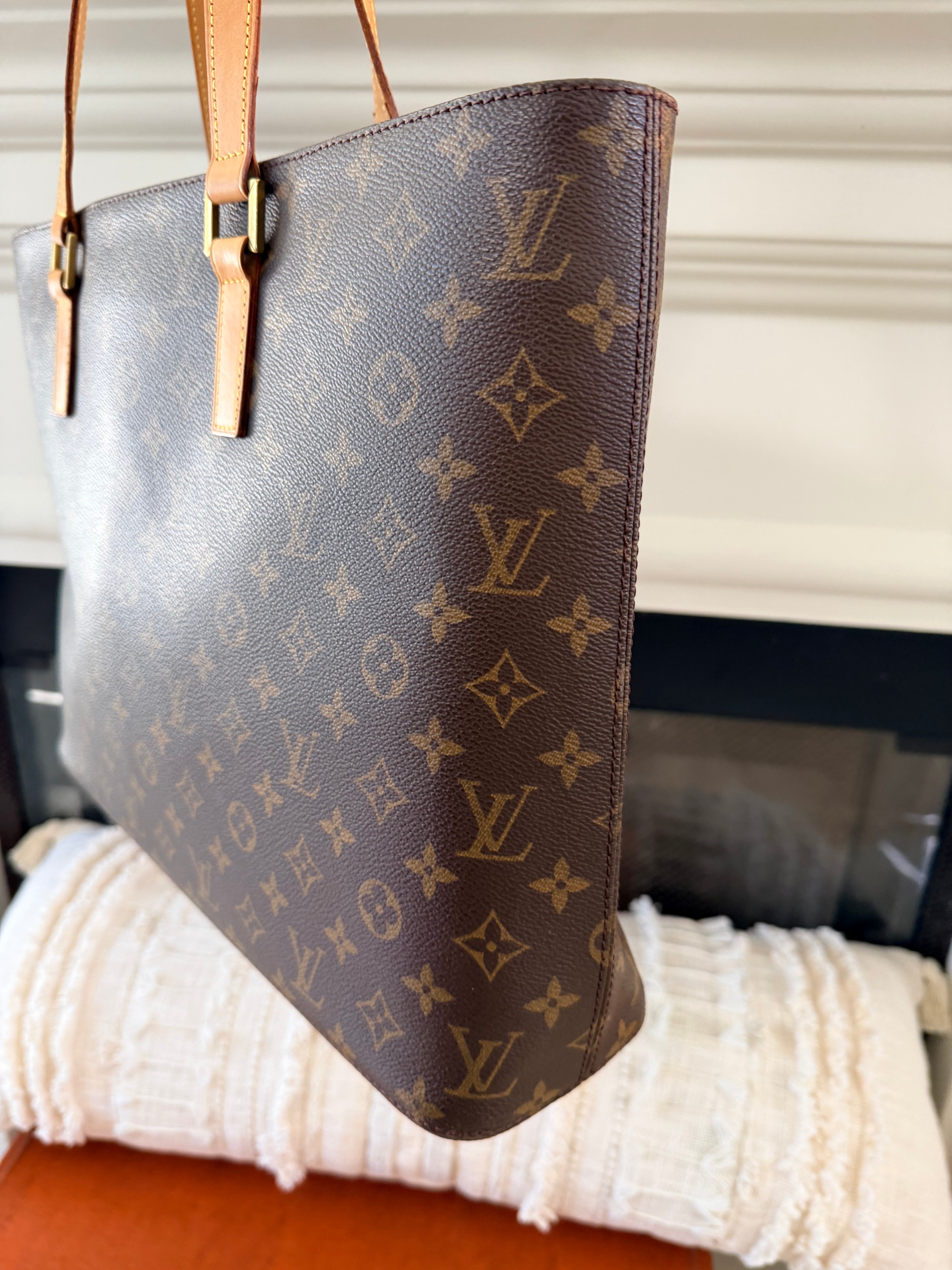 Louis Vuitton Luco Tote Bag | Monogram Canvas Vintage Shoulder Tote | Preloved Luxury Work Bag