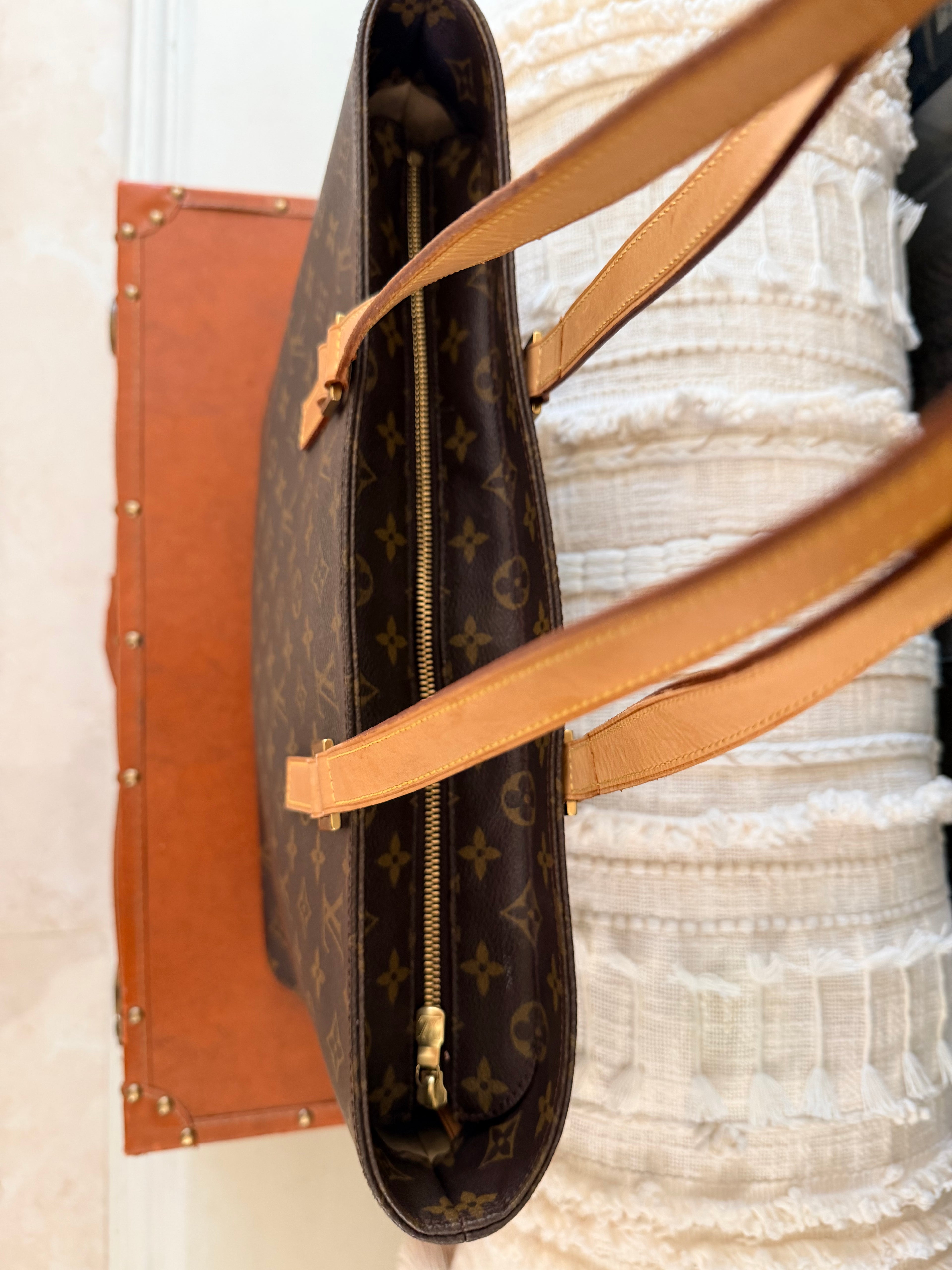 Louis Vuitton Luco Tote Bag | Monogram Canvas Vintage Shoulder Tote | Preloved Luxury Work Bag