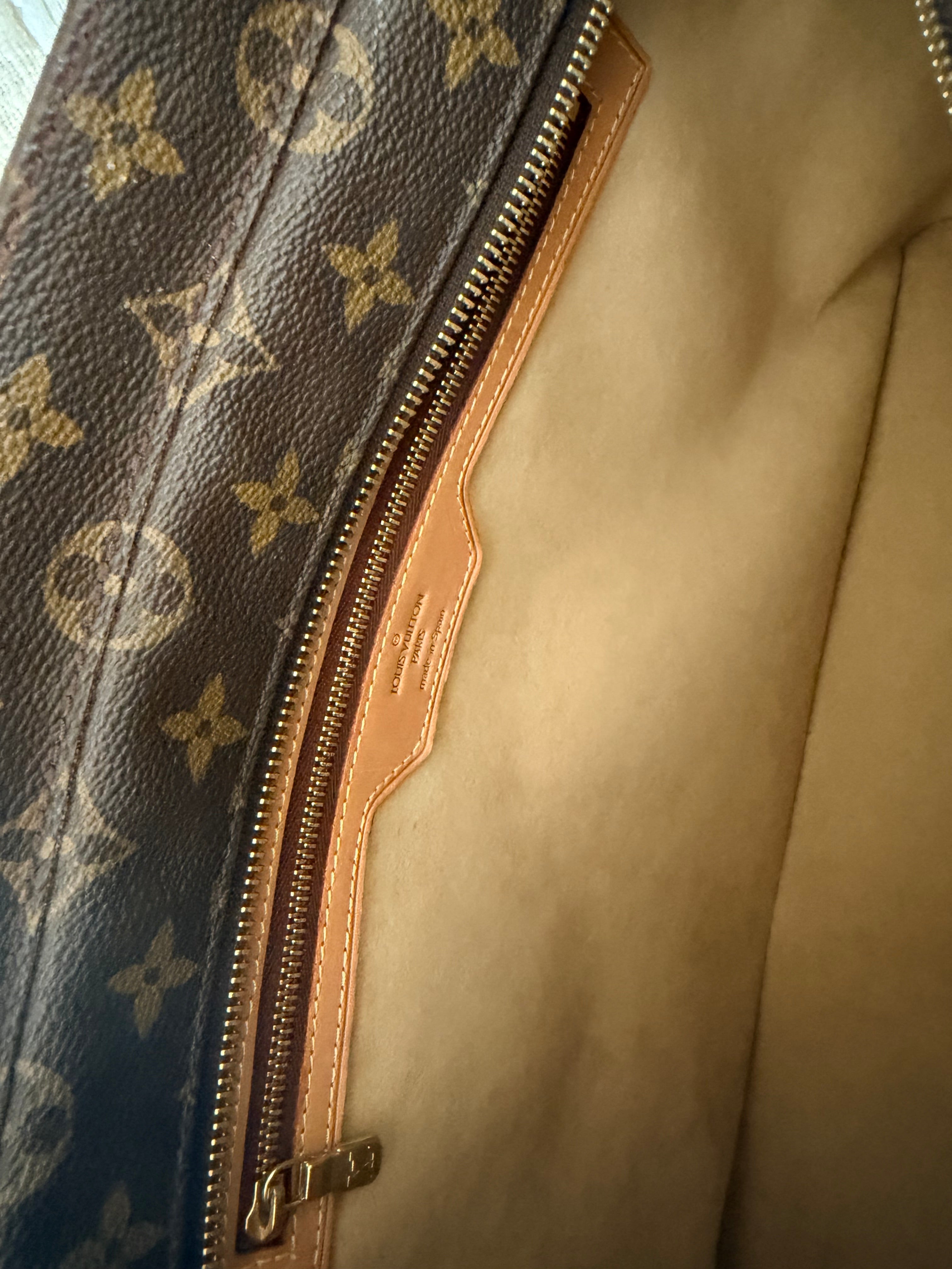 Louis Vuitton Luco Tote Bag | Monogram Canvas Vintage Shoulder Tote | Preloved Luxury Work Bag