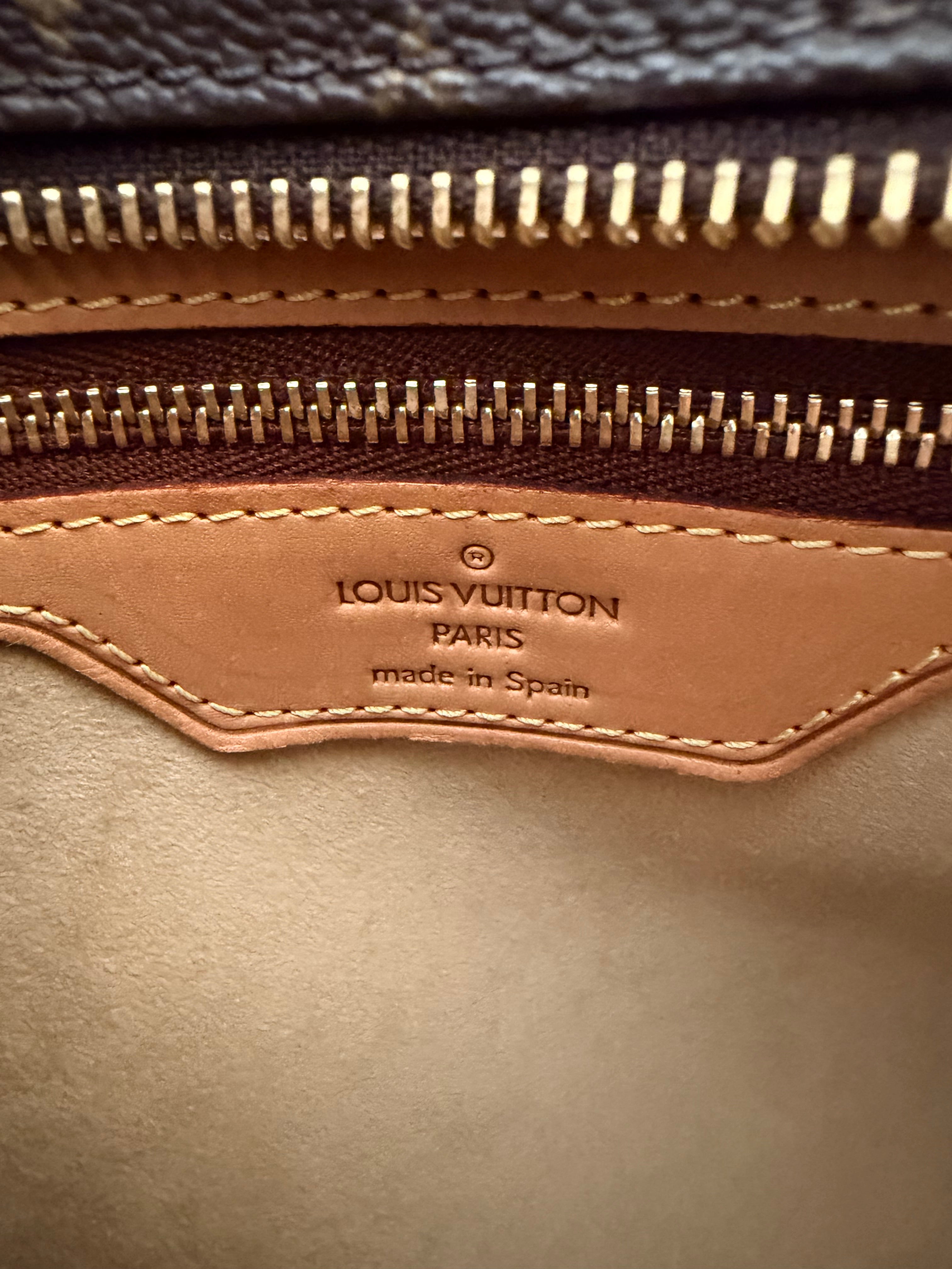Louis Vuitton Luco Tote Bag | Monogram Canvas Vintage Shoulder Tote | Preloved Luxury Work Bag