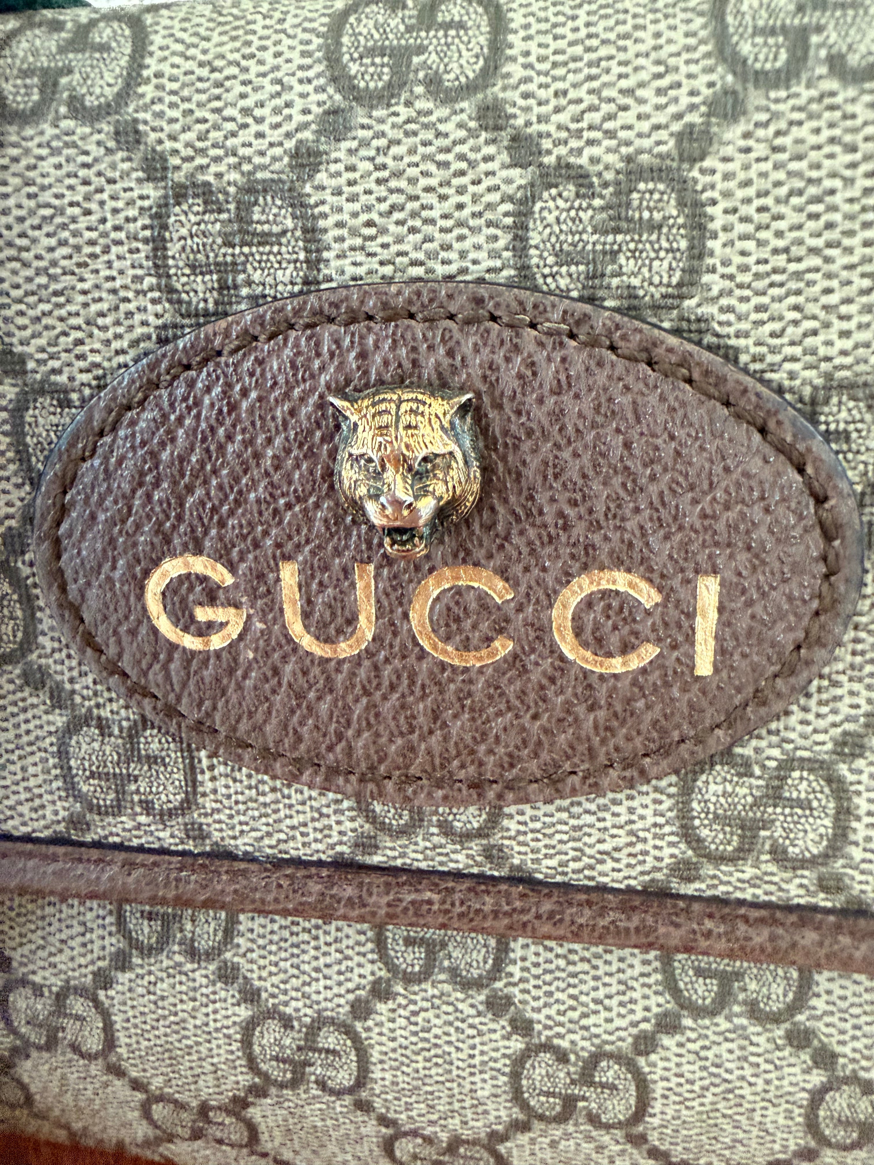 Gucci GG Supreme Neo Vintage Web Belt Bag | Gucci Monogram Crossbody Waist Bag