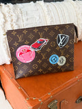 LOUIS VUITTON Limited Edition Monogram Canvas World Tour toiletry 26 Cosmetic Pouch