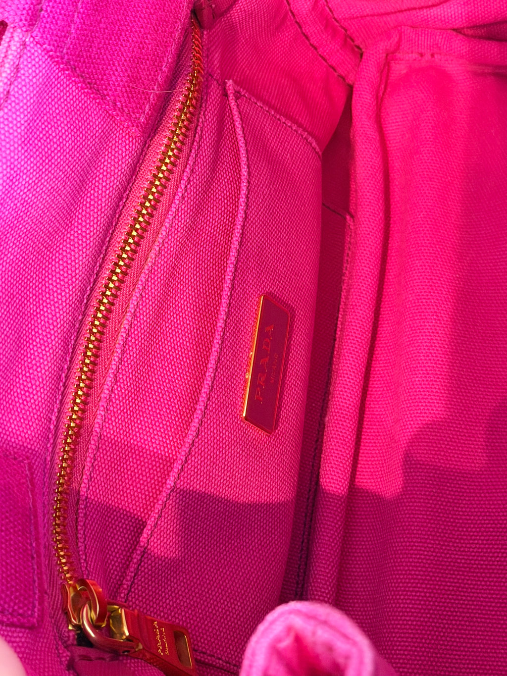 Prada Re-Edition Canvas Mini Tote Bag Pink with Strap | Prada Milano Small Top Handle Crossbody