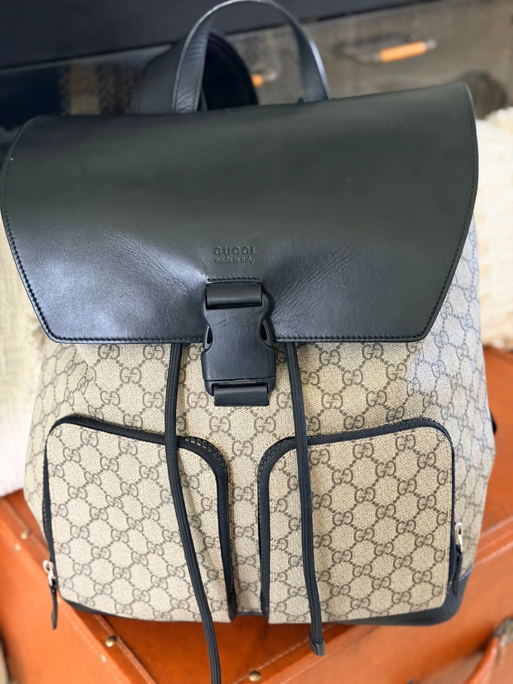 Gucci GG Supreme Backpack