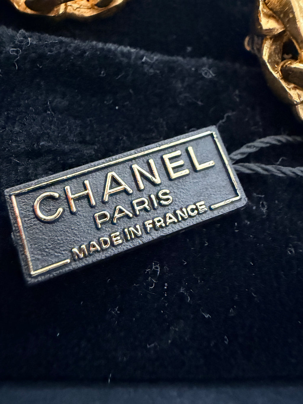 Authentic Chanel Coco Mark clip-on