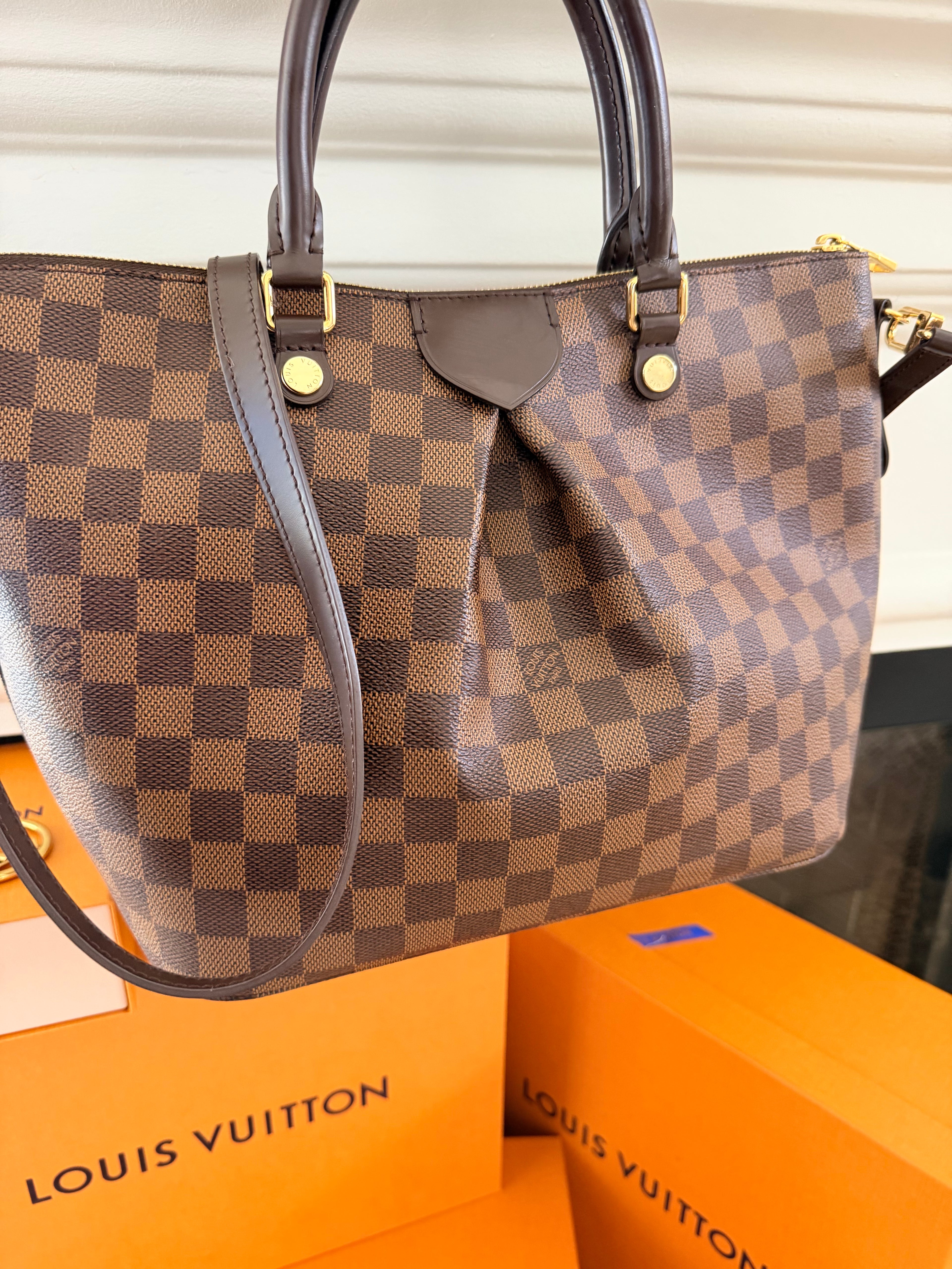 Louis Vuitton Siena MM Damier Ebene Bag