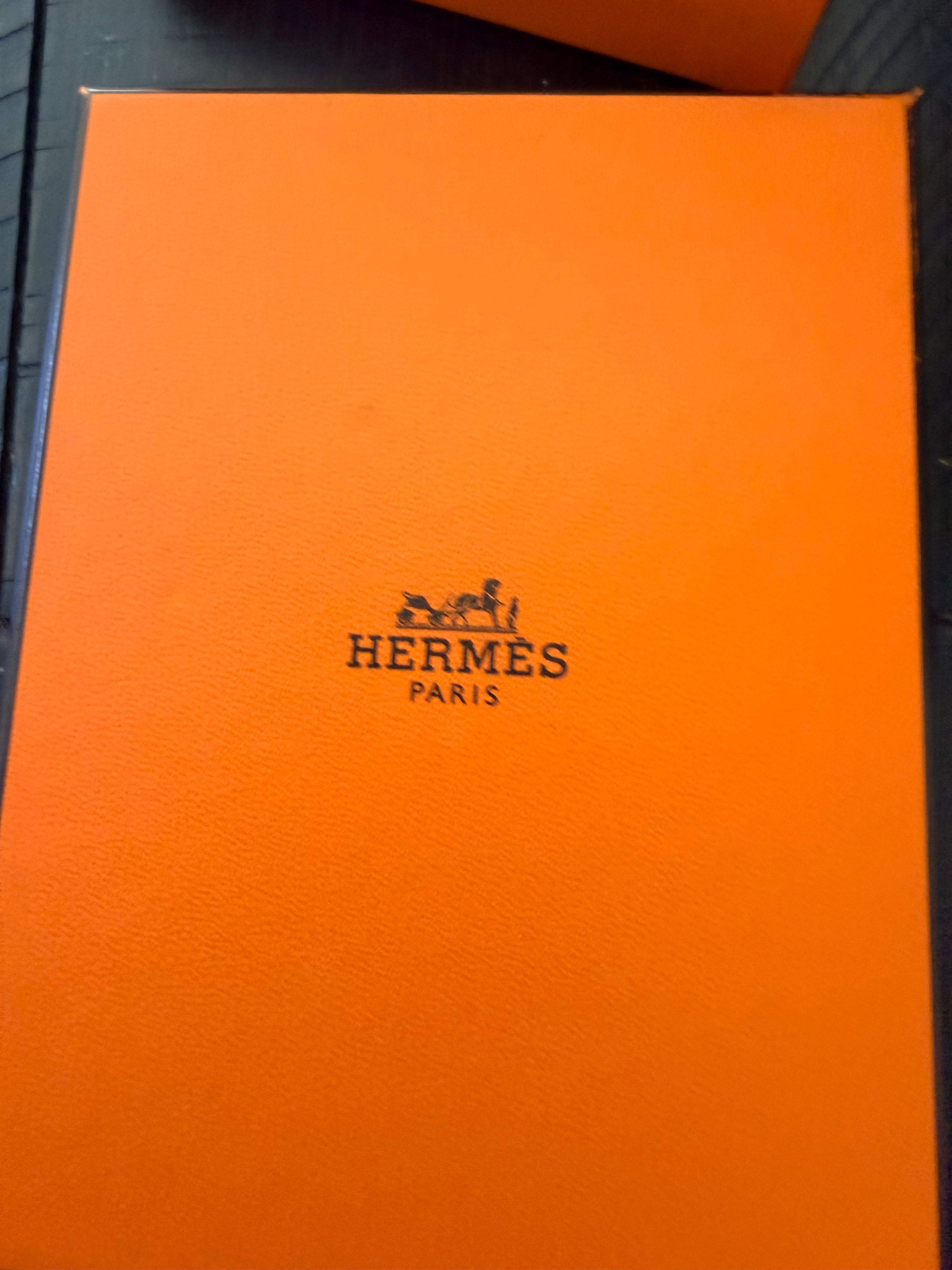 Hermes H pendant necklace