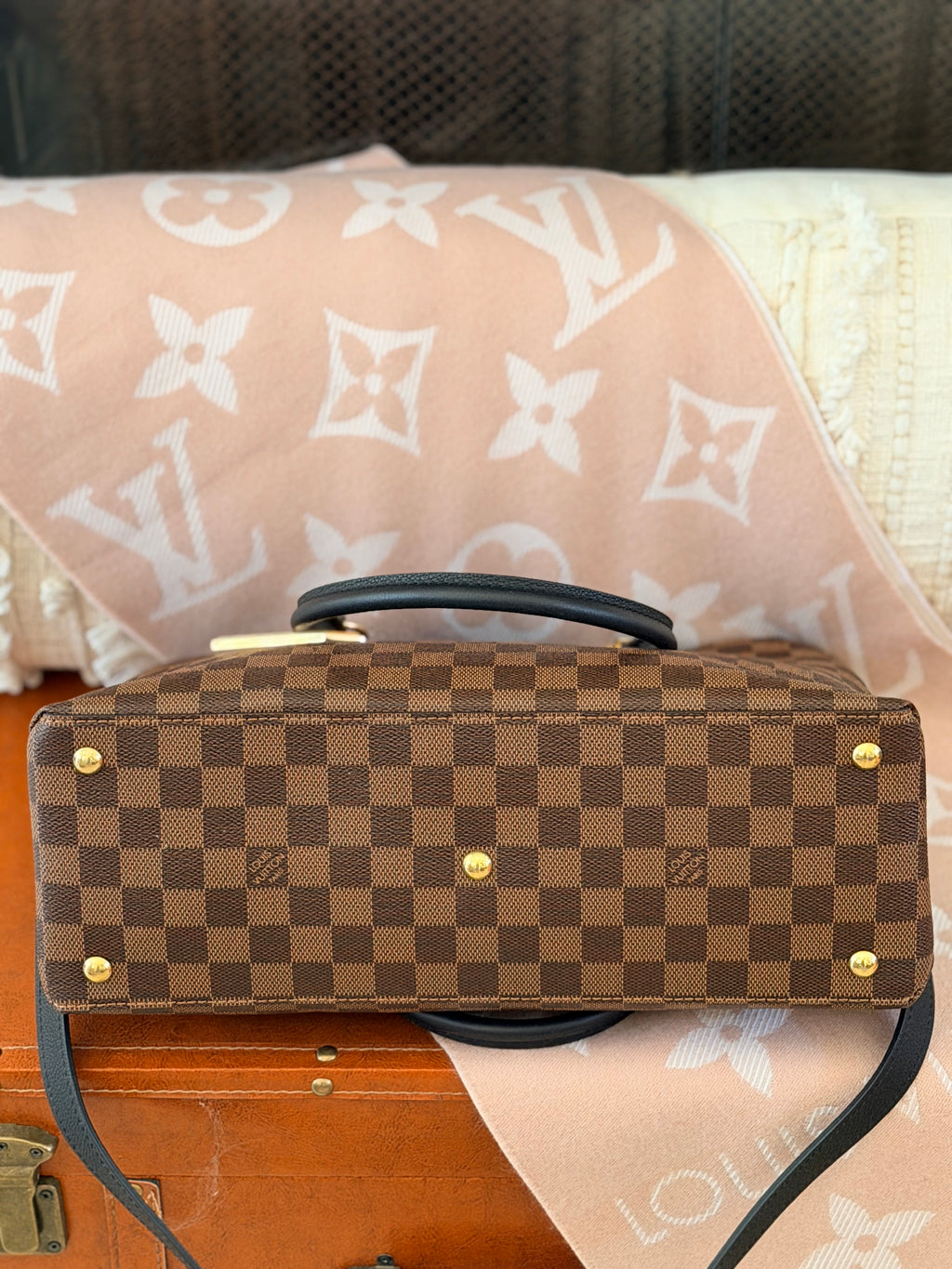 Louis Vuitton Riverside Tote in Damier Ebene