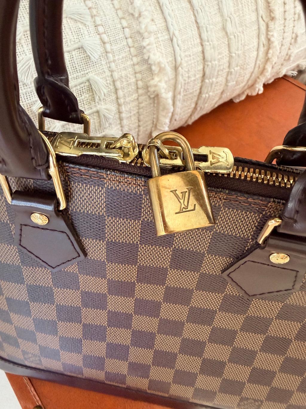 LOUIS VUITTON Damier Canvas Alma PM
