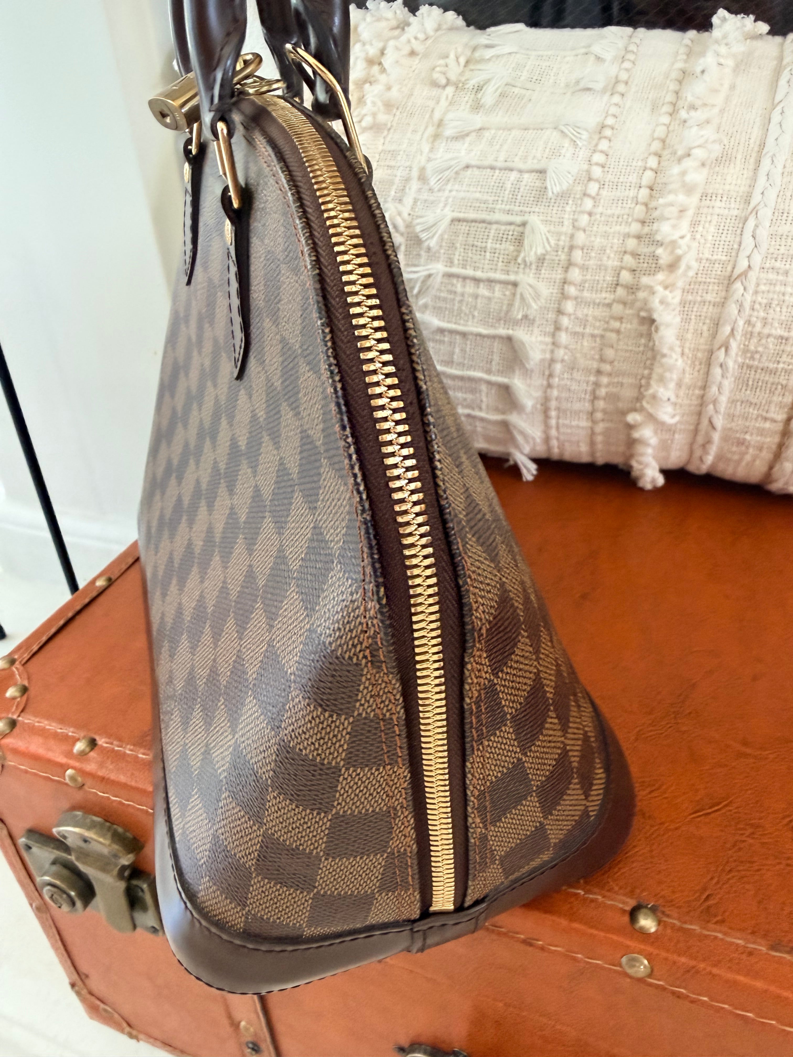 LOUIS VUITTON Damier Canvas Alma PM