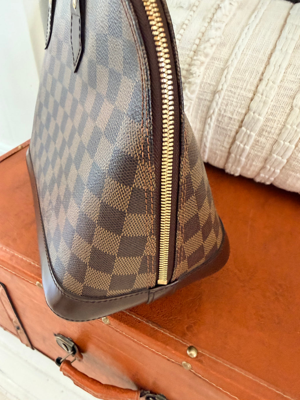 LOUIS VUITTON Damier Canvas Alma PM