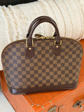 LOUIS VUITTON Damier Canvas Alma PM