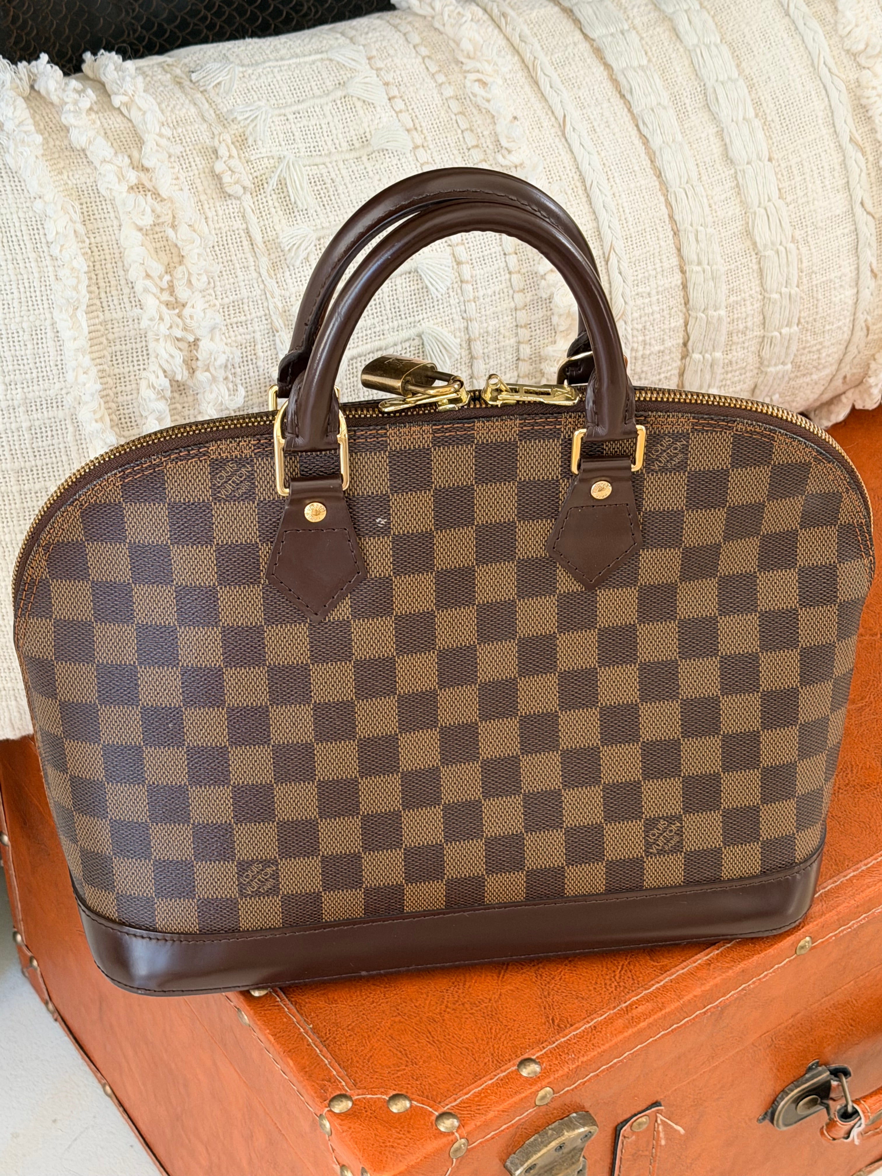 LOUIS VUITTON Damier Canvas Alma PM