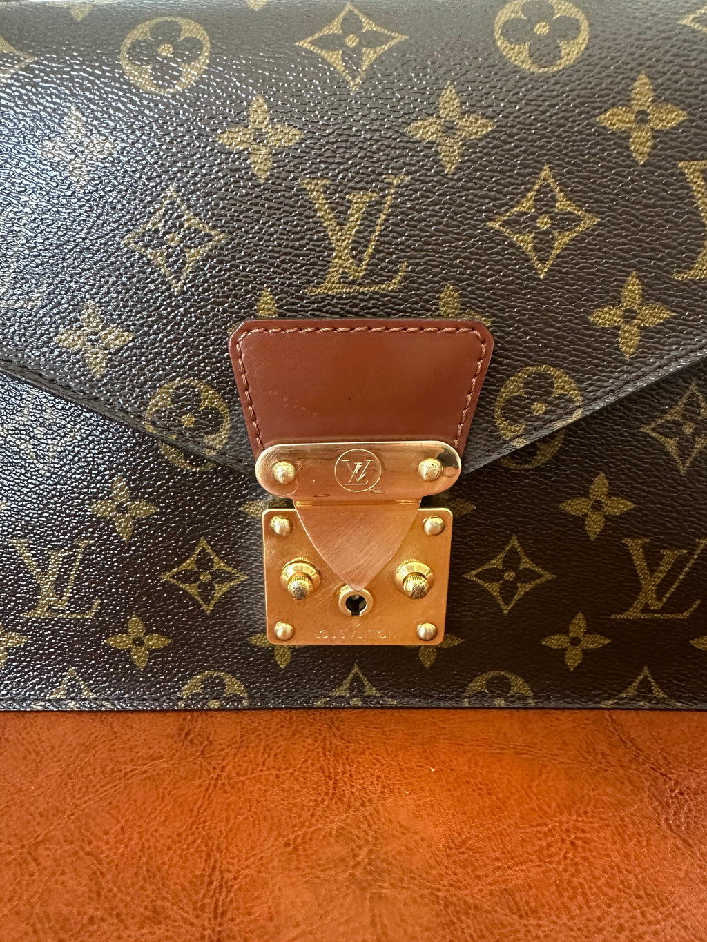 LOUIS VUITTON Monogram Canvas Monceau Bag