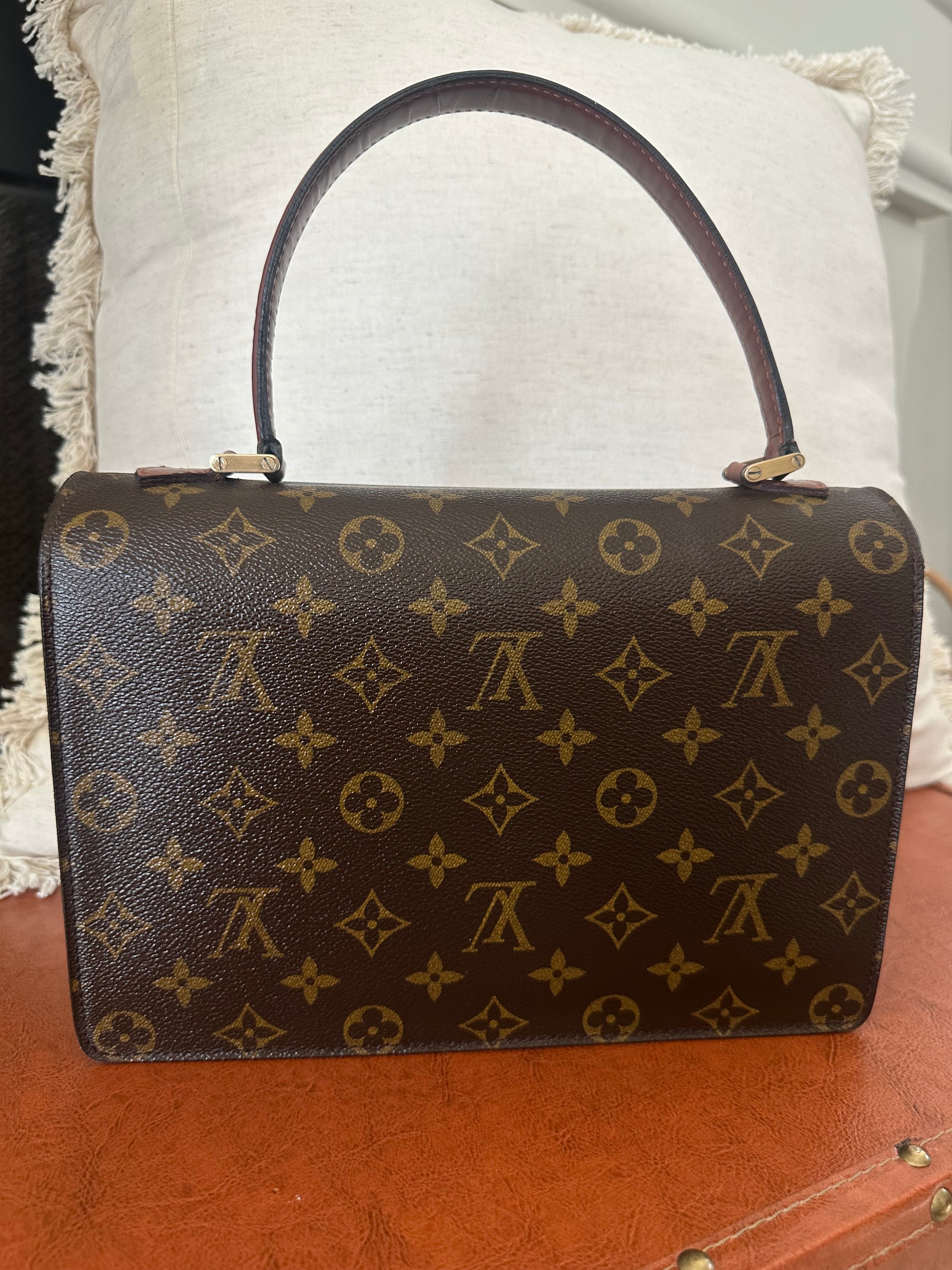LOUIS VUITTON Monogram Canvas Monceau Bag