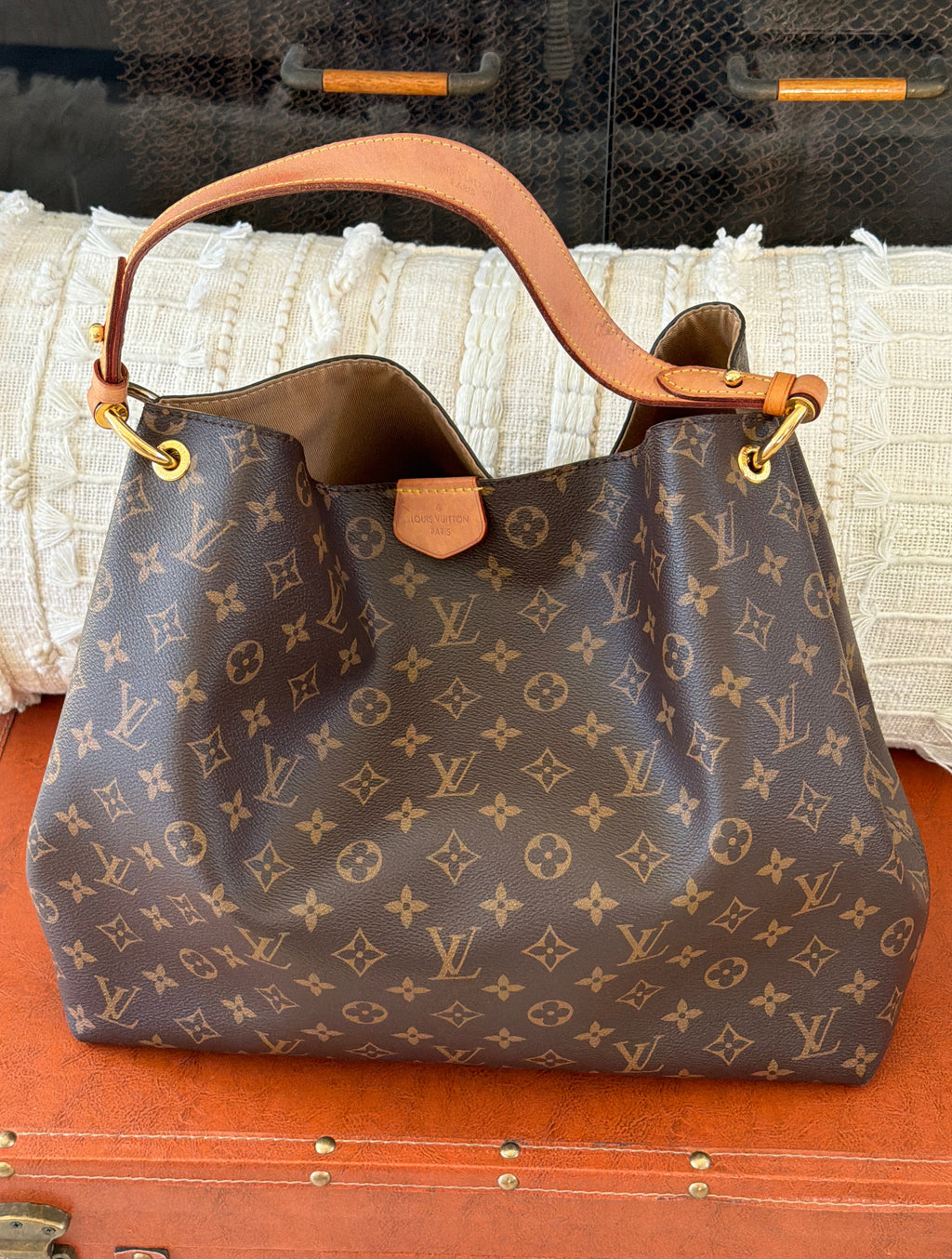 Louis Vuitton Delightful PM/MM Bag | Monogram Canvas Hobo Shoulder Bag | Preloved Luxury