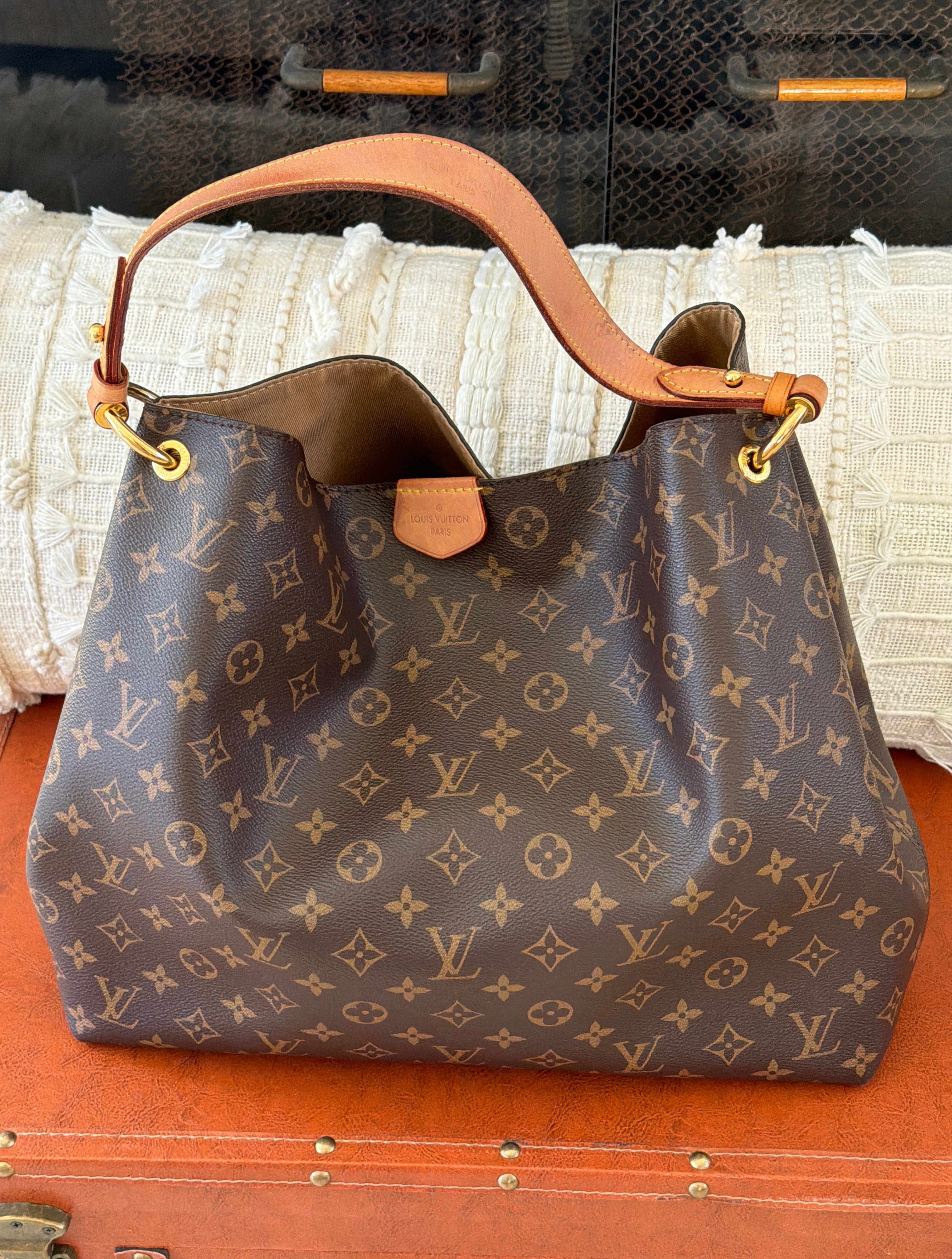 Louis Vuitton Delightful PM/MM Bag | Monogram Canvas Hobo Shoulder Bag | Preloved Luxury
