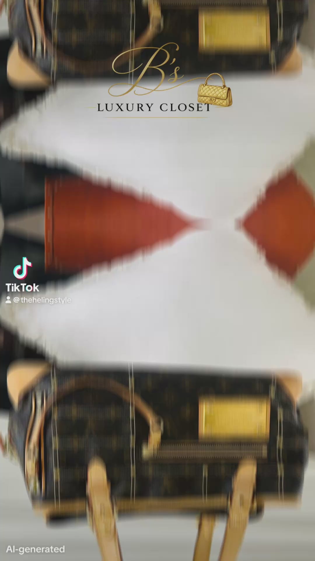 Louis Vuitton Riveting MM Monogram Canvas Shoulder Bag | Authentic Vintage Louis Vuitton Handbag