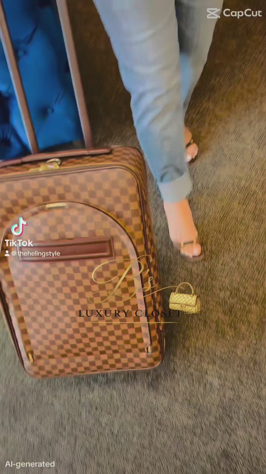 LOUIS VUITTON Pegase Business Luggage Damier