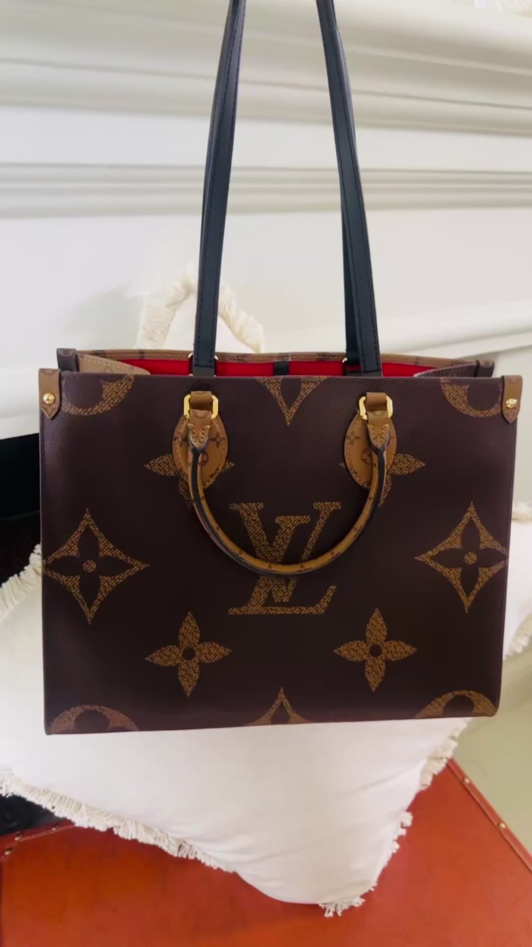 LOUIS VUITTON OnTheGo GM Monogram Reverse Tote